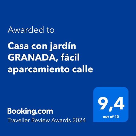 Casa con jardín GRANADA, fácil aparcamiento calle Granada Exterior foto